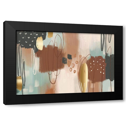 Ginger Bread Black Modern Wood Framed Art Print with Double Matting by Naskrent, Delores