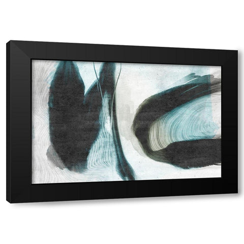 Overcome Black Modern Wood Framed Art Print with Double Matting by Naskrent, Delores
