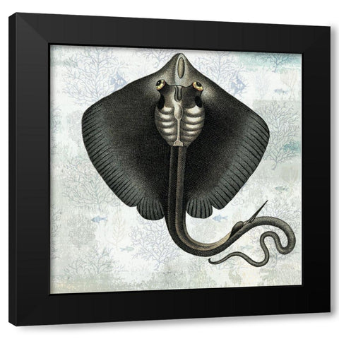 Oceaniana I Black Modern Wood Framed Art Print by Smith, Karen