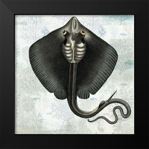 Oceaniana I Black Modern Wood Framed Art Print by Smith, Karen