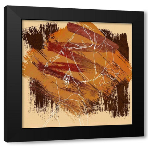 Grace I Black Modern Wood Framed Art Print by Smith, Karen