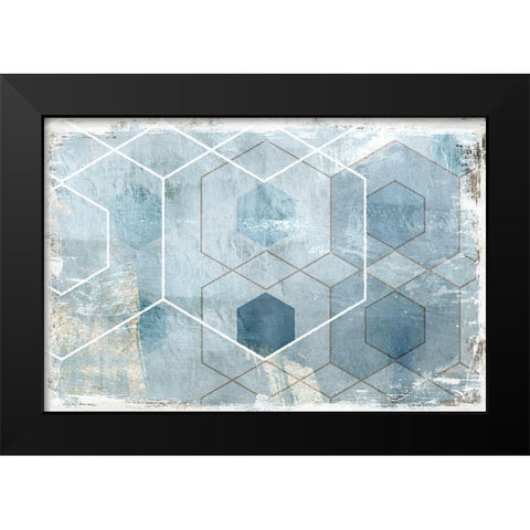 Stringer Black Modern Wood Framed Art Print by Naskrent, Delores