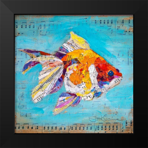 Door Prize Black Modern Wood Framed Art Print by St Hilaire, Elizabeth