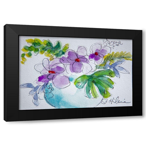 My Sweetheart Black Modern Wood Framed Art Print with Double Matting by St Hilaire, Elizabeth