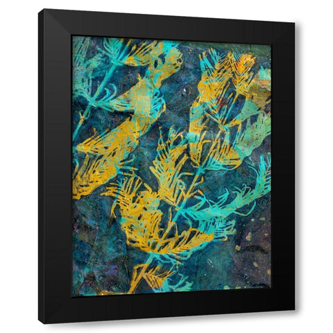 Evergreen Black Modern Wood Framed Art Print by St Hilaire, Elizabeth