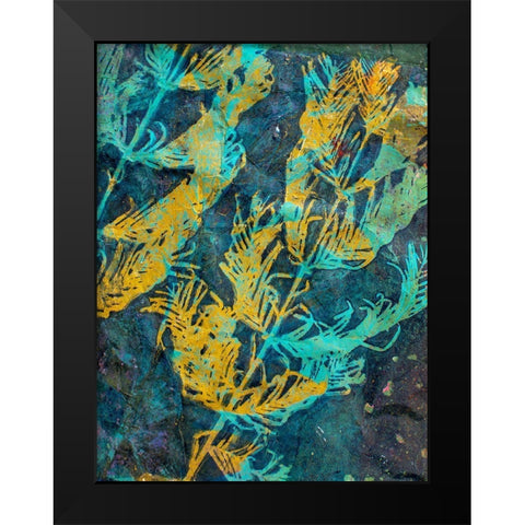 Evergreen Black Modern Wood Framed Art Print by St Hilaire, Elizabeth
