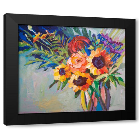 Be My Sunshine Black Modern Wood Framed Art Print with Double Matting by St Hilaire, Elizabeth