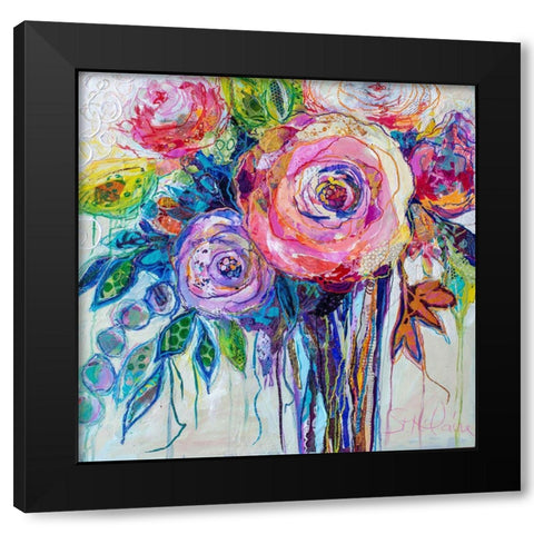 You Bring Me Joy Black Modern Wood Framed Art Print by St Hilaire, Elizabeth