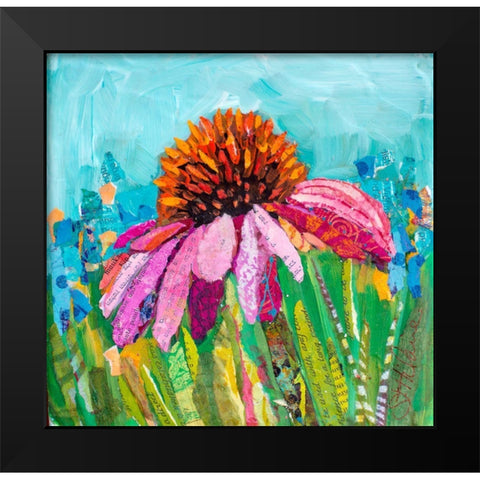 Coneflower Black Modern Wood Framed Art Print by St Hilaire, Elizabeth