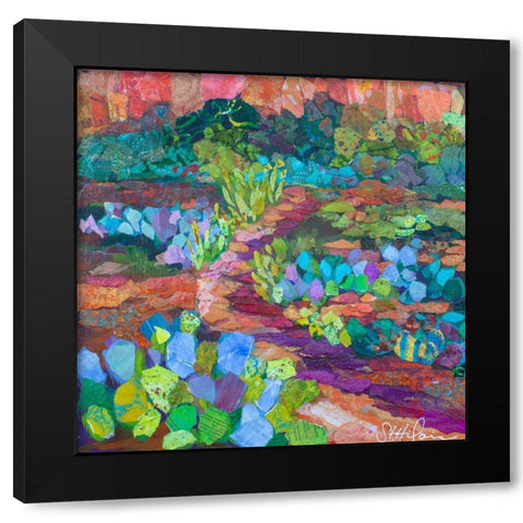Mystic Trail Black Modern Wood Framed Art Print by St Hilaire, Elizabeth
