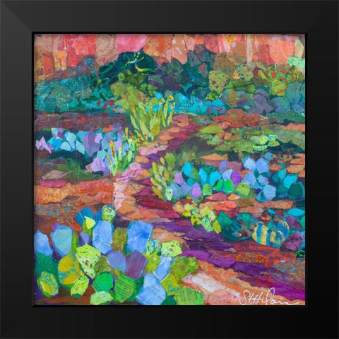 Mystic Trail Black Modern Wood Framed Art Print by St Hilaire, Elizabeth