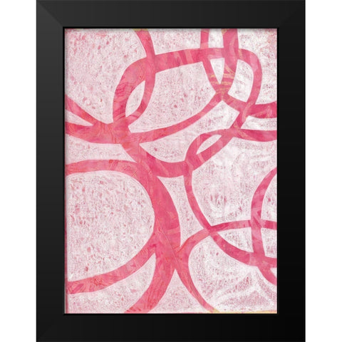 Monoprint XI Black Modern Wood Framed Art Print by St Hilaire, Elizabeth
