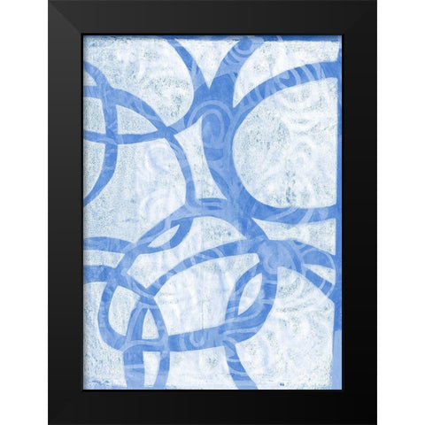 Monoprint XV Black Modern Wood Framed Art Print by St Hilaire, Elizabeth