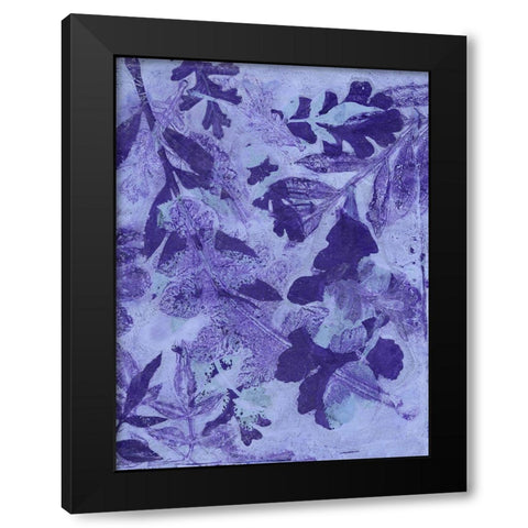 Very Peri Botanical Print II Black Modern Wood Framed Art Print with Double Matting by St Hilaire, Elizabeth