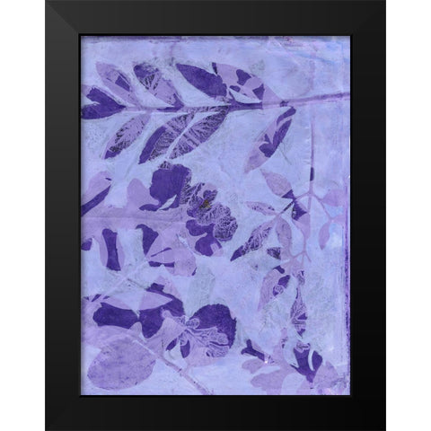 Very Peri Botanical Print III Black Modern Wood Framed Art Print by St Hilaire, Elizabeth