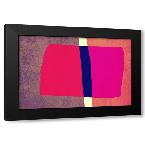 Art Shape Colors design V Black Modern Wood Framed Art Print by Orlov, Irena