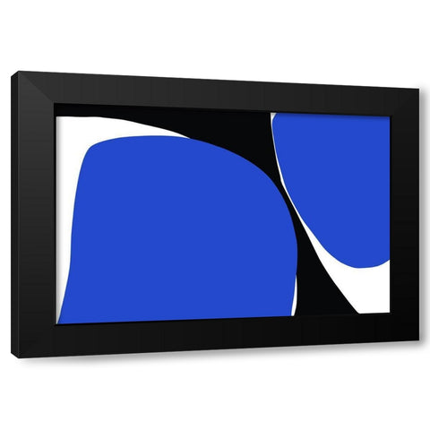 Art Shape Colors design VIII Black Modern Wood Framed Art Print by Orlov, Irena