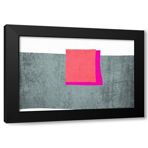 Art Shape Colors design XXII Black Modern Wood Framed Art Print with Double Matting by Orlov, Irena