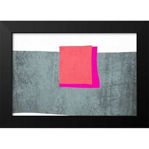 Art Shape Colors design XXII Black Modern Wood Framed Art Print by Orlov, Irena