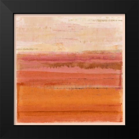 Desert Sunset I Black Modern Wood Framed Art Print by Kouta, Flora