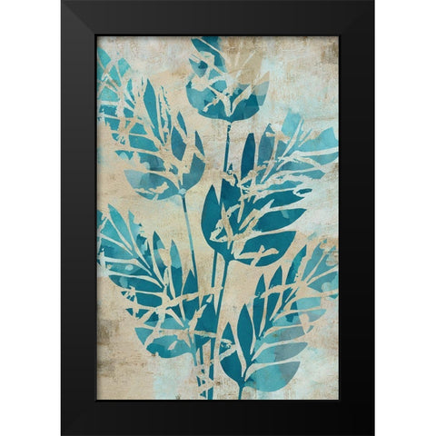 Moonlit Palms I Black Modern Wood Framed Art Print by Kouta, Flora