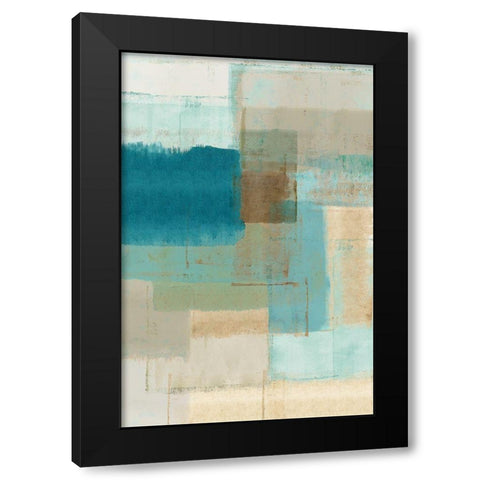 Summer Daze II Black Modern Wood Framed Art Print by Kouta, Flora
