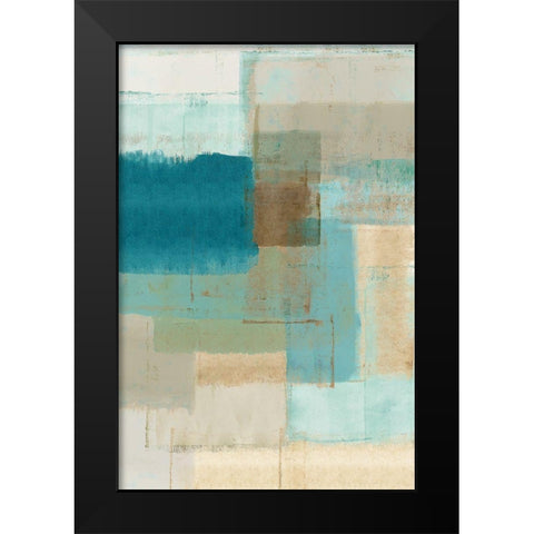 Summer Daze II Black Modern Wood Framed Art Print by Kouta, Flora