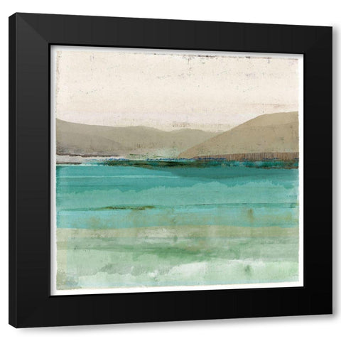 Mojito Waters II Black Modern Wood Framed Art Print with Double Matting by Kouta, Flora