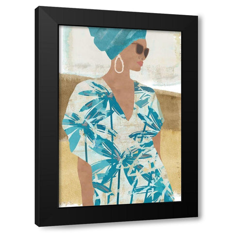 Clementine I Black Modern Wood Framed Art Print by Kouta, Flora