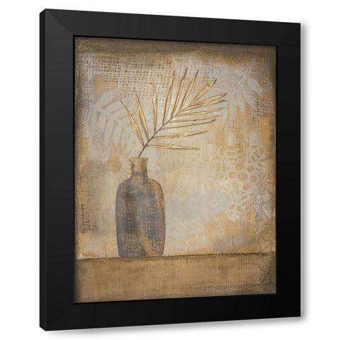 Exotic Leaf Simplicity II Black Modern Wood Framed Art Print by Haase, Andrea