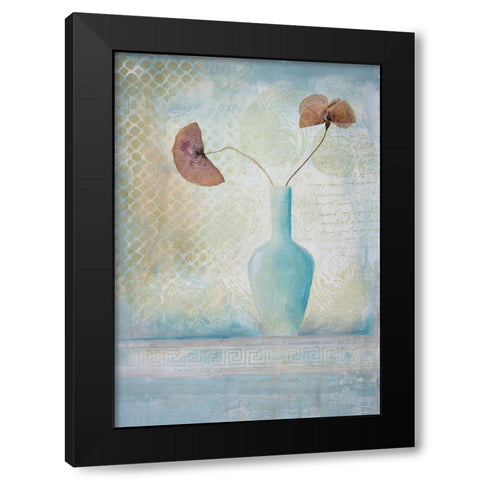 Poppy Flowers Purity Black Modern Wood Framed Art Print with Double Matting by Haase, Andrea