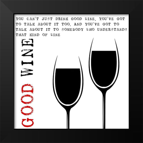 Kitchen Art Bon Appetit Black Modern Wood Framed Art Print by Haase, Andrea