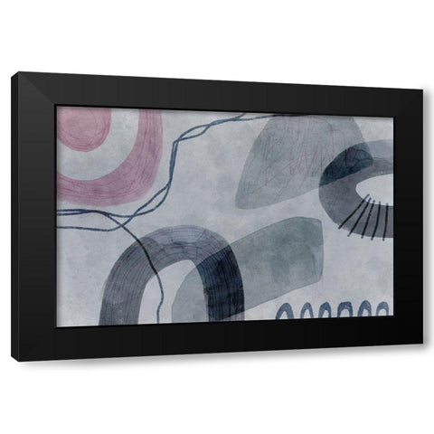 Against All Odds Black Modern Wood Framed Art Print with Double Matting by Haase, Andrea