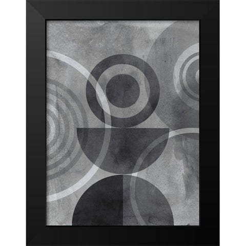 Circulation I Black Modern Wood Framed Art Print by Haase, Andrea