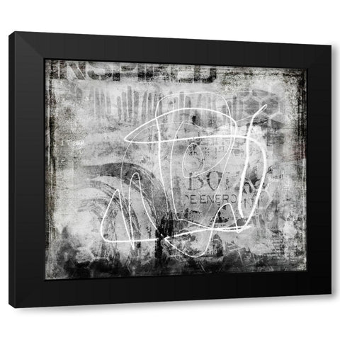 Draw Out of the Dark Black Modern Wood Framed Art Print by Haase, Andrea