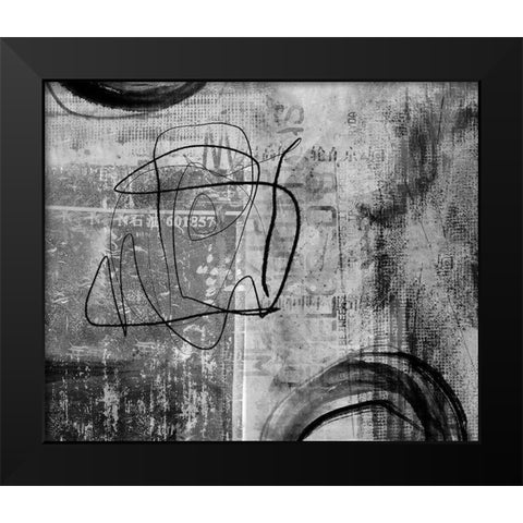 Dark Tinted Mood Impression Black Modern Wood Framed Art Print by Haase, Andrea