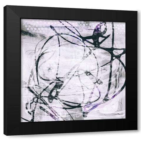 Certain Coolness Black Modern Wood Framed Art Print by Haase, Andrea