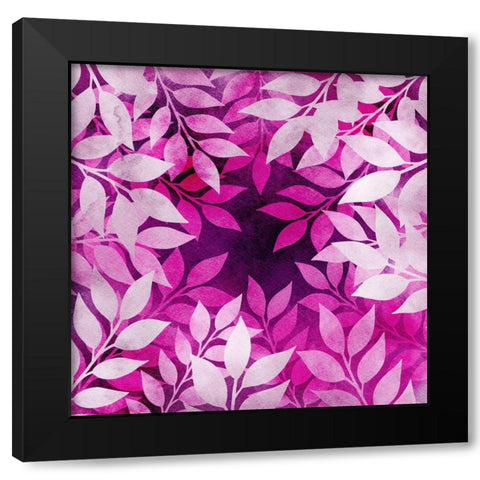 Fancy Botany II Black Modern Wood Framed Art Print by Haase, Andrea