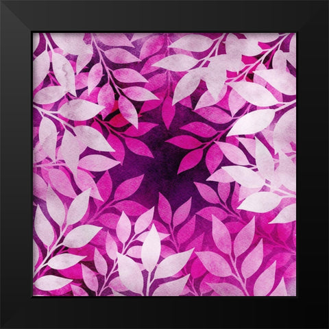 Fancy Botany II Black Modern Wood Framed Art Print by Haase, Andrea