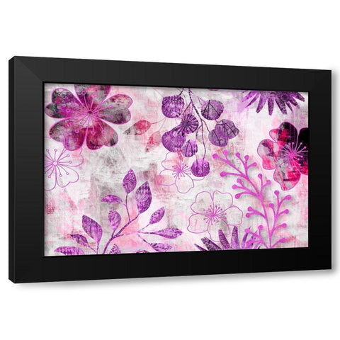 Fantasy Garden II Black Modern Wood Framed Art Print by Haase, Andrea