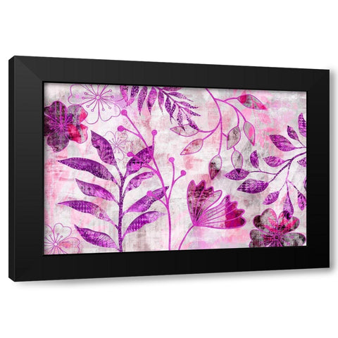 Fantasy Park II Black Modern Wood Framed Art Print by Haase, Andrea