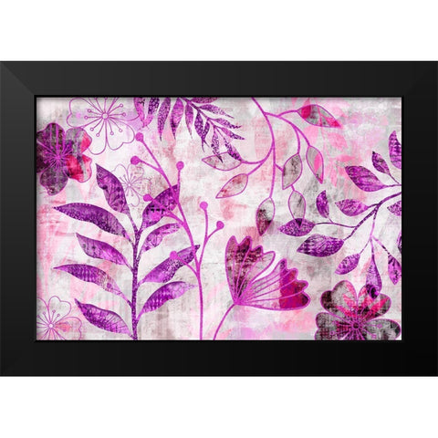 Fantasy Park II Black Modern Wood Framed Art Print by Haase, Andrea