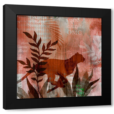 Cheetah of Africa I Black Modern Wood Framed Art Print by Haase, Andrea