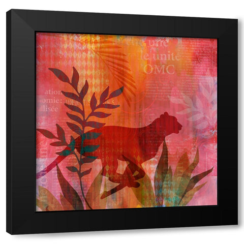 Cheetah of Africa IV Black Modern Wood Framed Art Print by Haase, Andrea