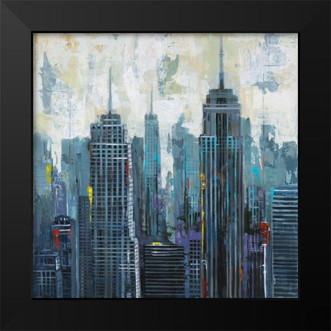 Urban Oasis I Black Modern Wood Framed Art Print by Joy, Julie