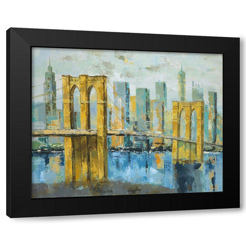 City View I Black Modern Wood Framed Art Print by Joy, Julie