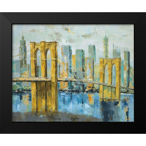 City View I Black Modern Wood Framed Art Print by Joy, Julie