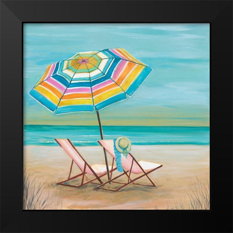 Two by the Sea II Black Modern Wood Framed Art Print by Joy, Julie