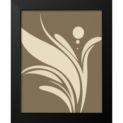 In the Flow II Black Modern Wood Framed Art Print by Smith, Karen