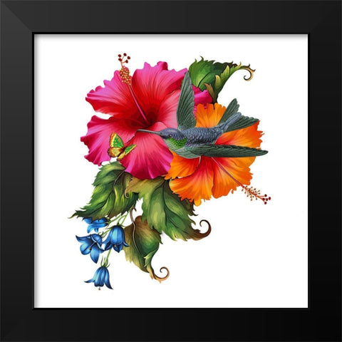 Tropics I Black Modern Wood Framed Art Print by Smith, Karen